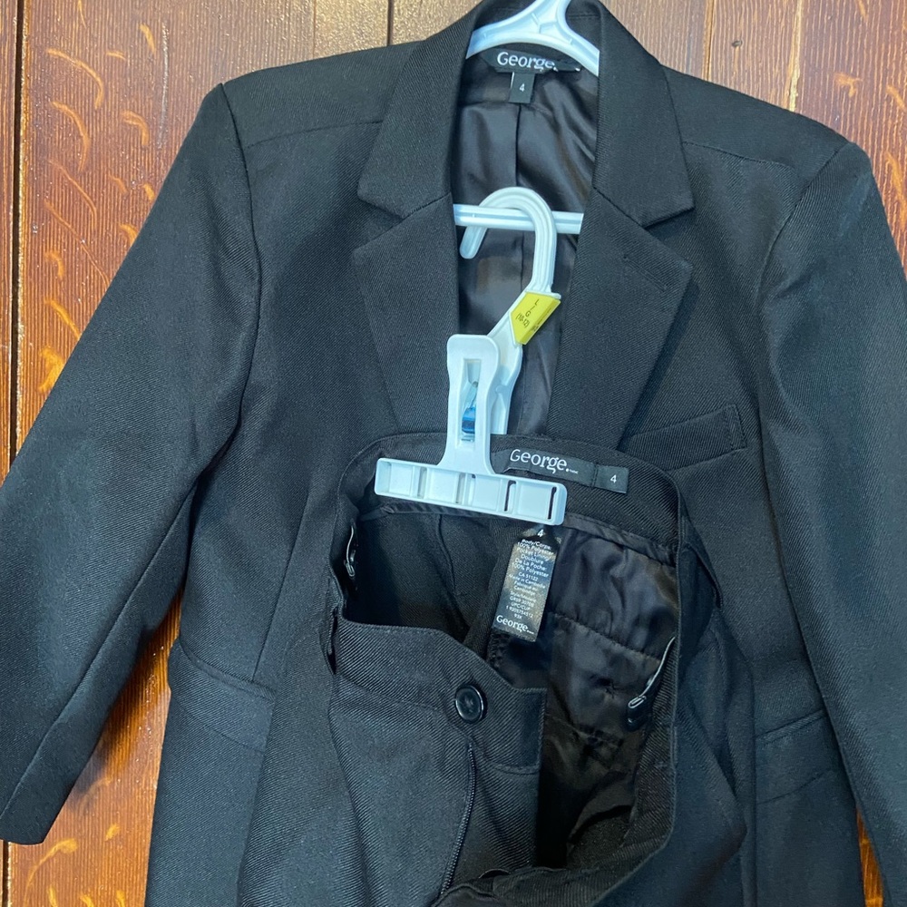 George Classic Black Suit Set Boys